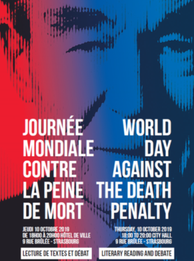 Flyer for the world day against the death penalty