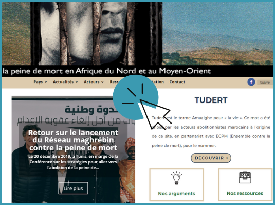 screenshot Tudert website