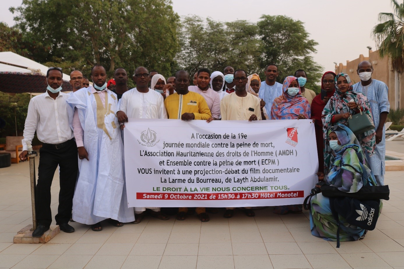 group picture in Mauritania AMDH