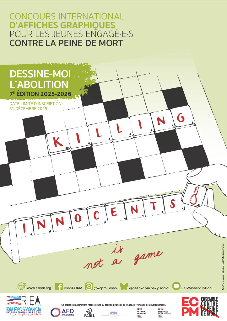Affiche du concours Dessine-moi l'abolition