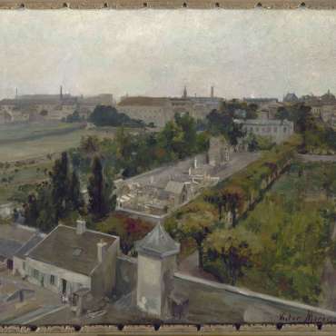 Peinture à l’huile sur bois, 1898 Paris, musée Carnavalet © Paris Musées