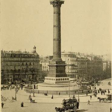 Dessin de Fédor Hoffbauer (1839-1922) Paris, musée Carnavalet © Paris Musées