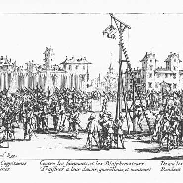 Estampe de Jacques Callot (1592-1635) Paris, Petit Palais © Paris Musées