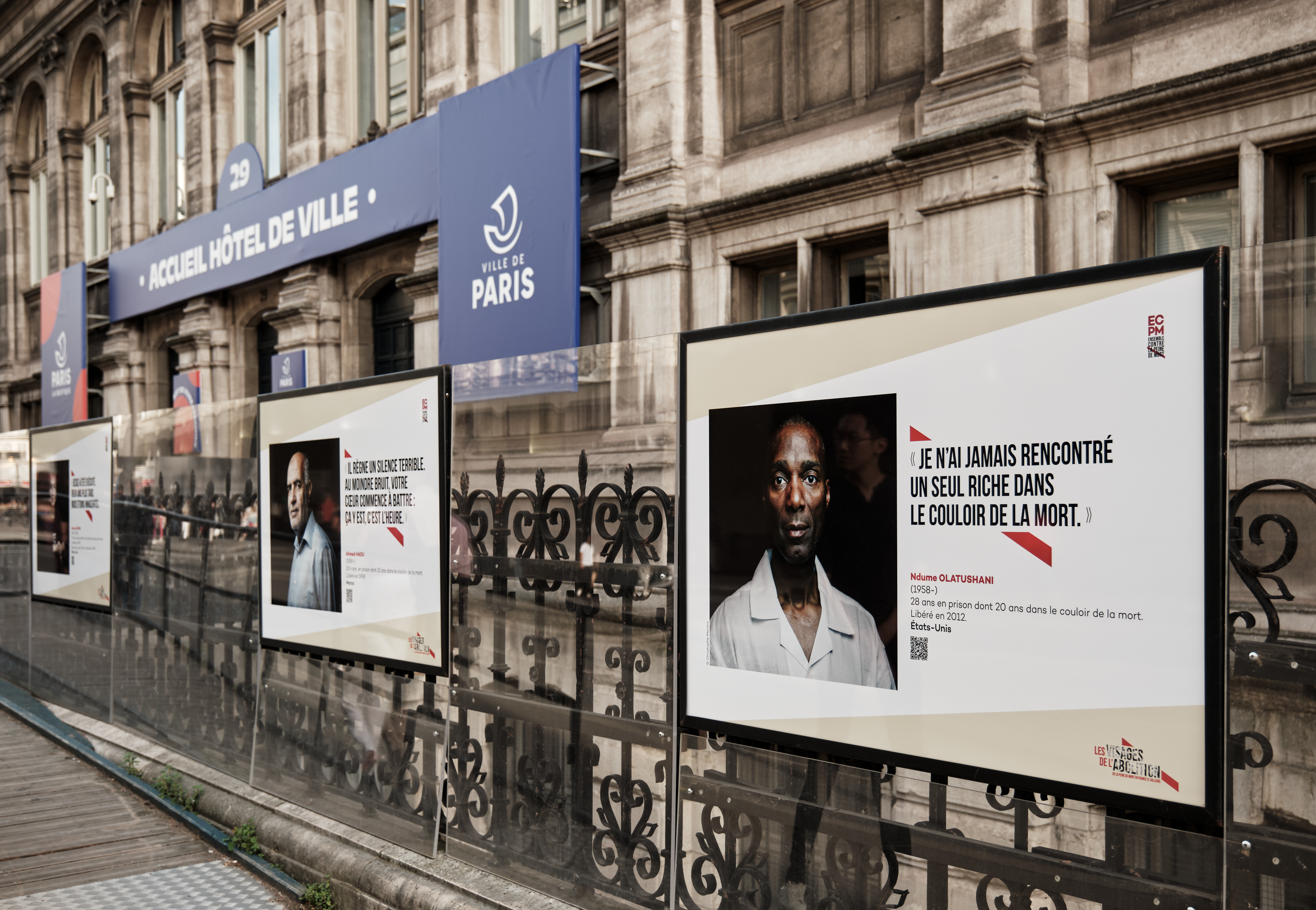 Exposition des Visages de l'abolition à l'Hôtel de Ville de Paris - Juin 2026