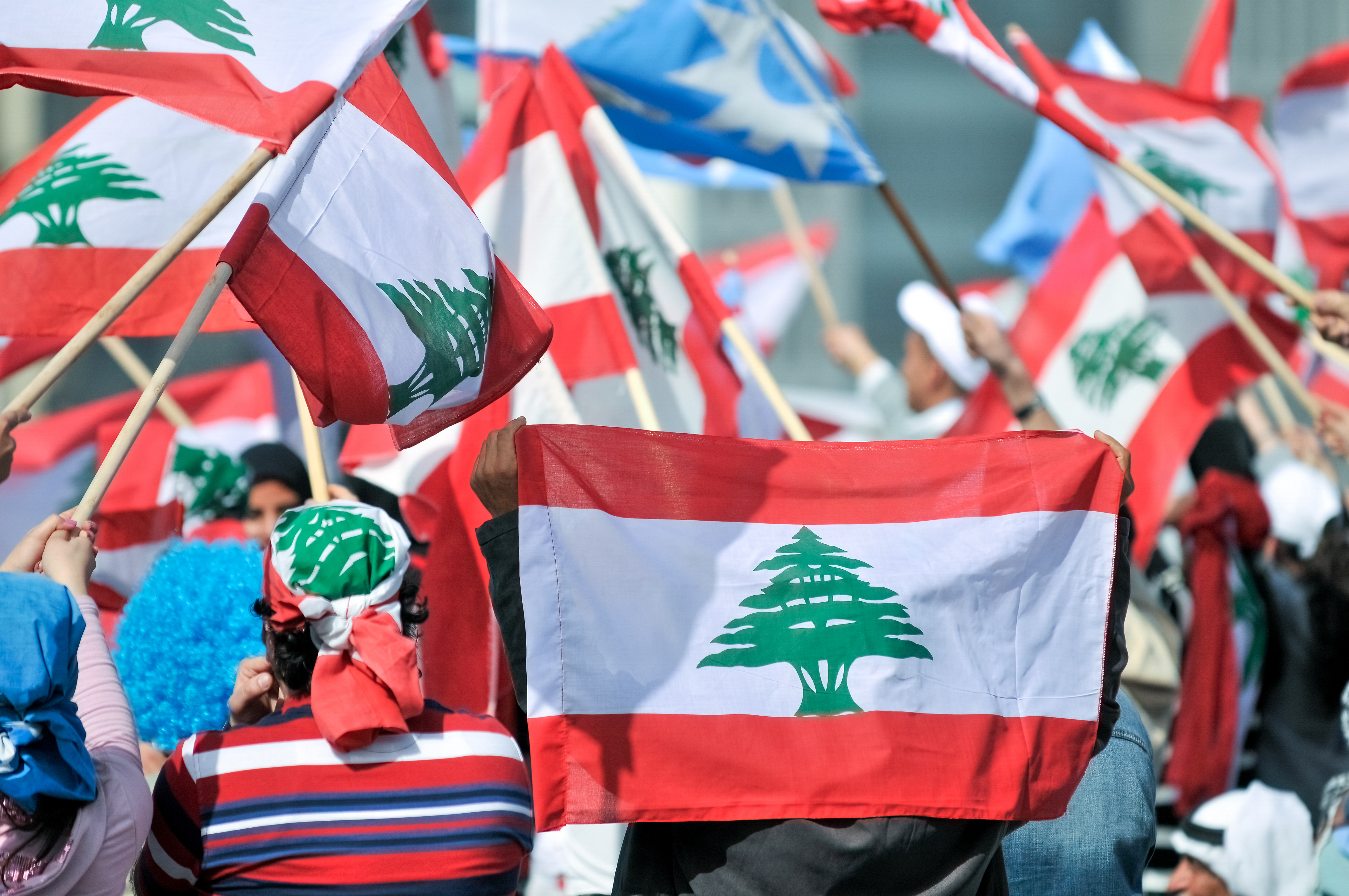 Lebanese flags